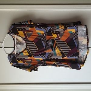 New lularoe classic washed never worn. Xl multi colored